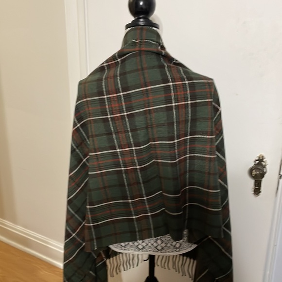 Furtalk & Hatiis tartan plaid scarf NIB - Picture 2 of 5